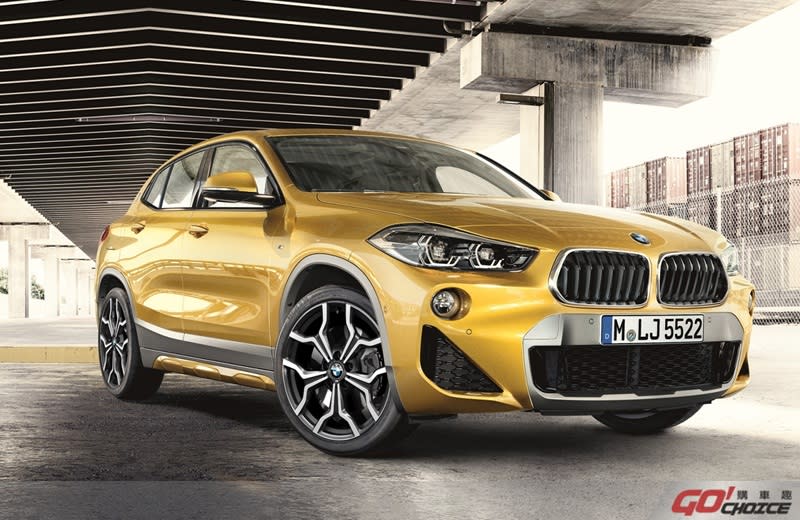 全新BMW X2 sDrive18i M Sport X配備19吋M款Y輻式輪圈，彰顯卓越的運動性能