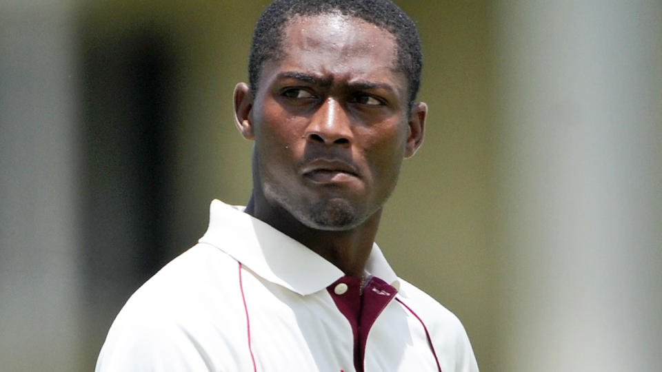West Indian batsman Omar Phillips is pictured during his last Test match, back in 2009.