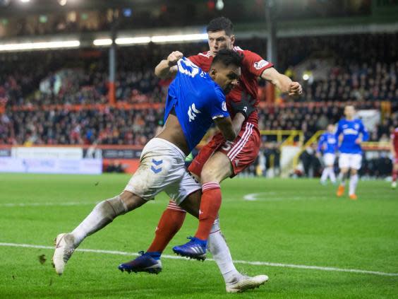 Alfredo Morelos was subject to a section on the BBC's Sportscene in which he was criticised (PA)