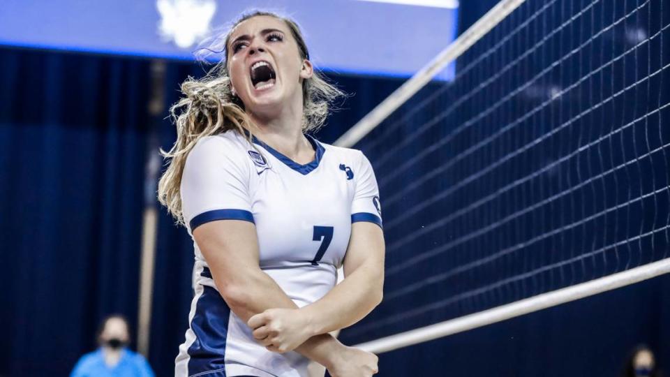 Skyview High graduate Whitney Bower, who now plays for BYU, was named the West Coast Conference Player and Setter of the Year this week in a vote of the league’s coaches.