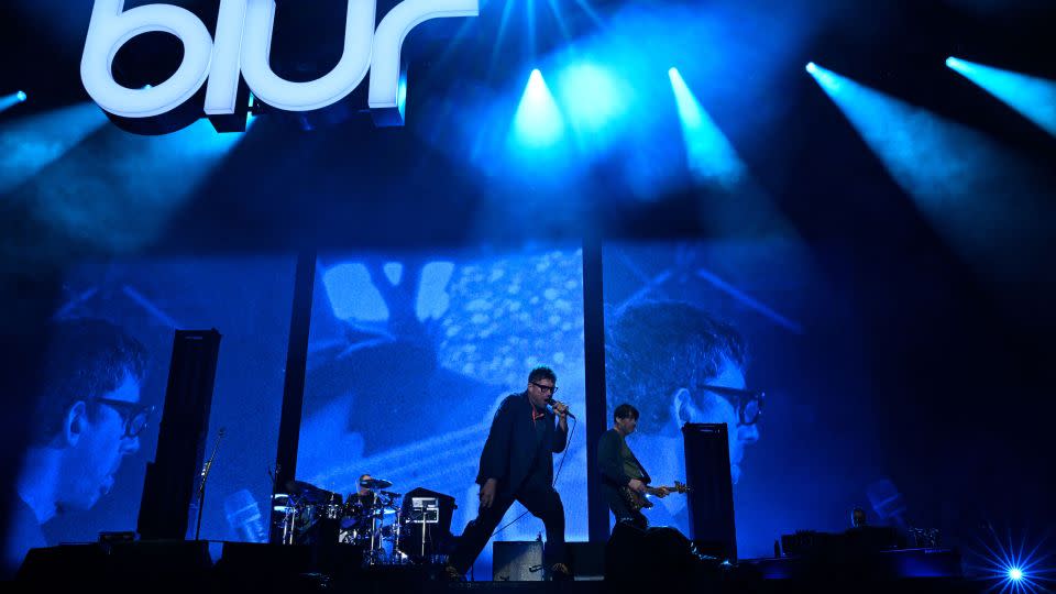 Blur performing in France in 2023. - Damien Meyer/AFP/Getty Images