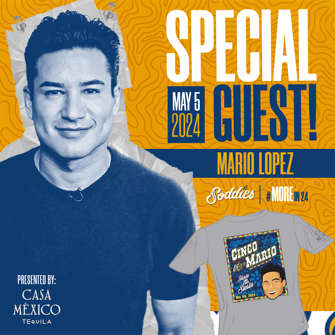 The Amarillo Sod Poodles have announced that Mario Lopez will make an appearance at Hodgetown for a special meet and greet on May 5.