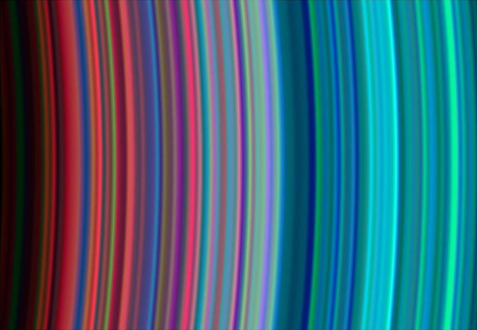 This close-up image of part of Saturn's rings was taken by the Cassini spacecraft on June 30. It shows, from left to right, the outer portion of <a href="http://www.nasa.gov/content/saturns-c-and-b-rings-from-the-inside-out/#.VI8PcyfwNBK" target="_blank">Saturn's C ring and the inner portion of the B ring</a>. 