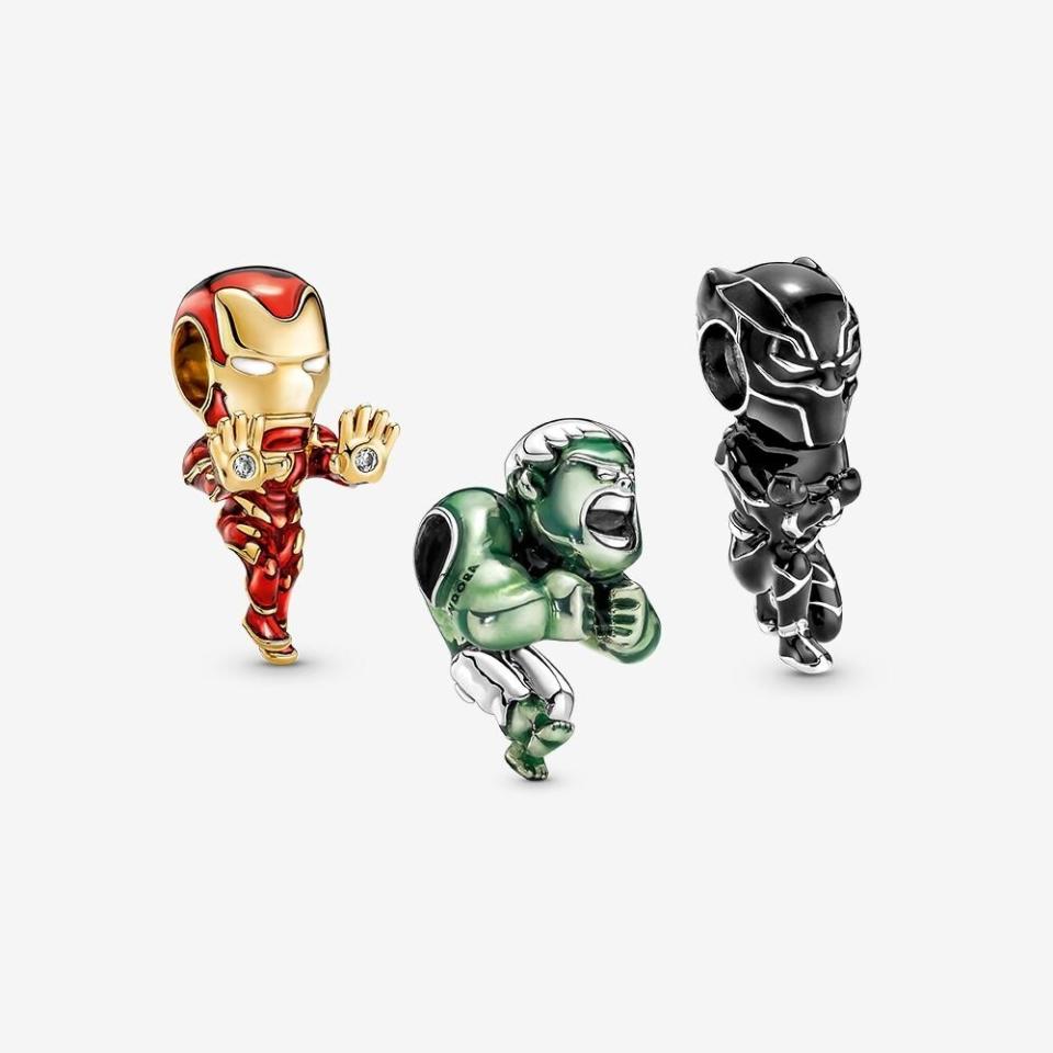 Pandora x Marvel Heroes Charm Trio