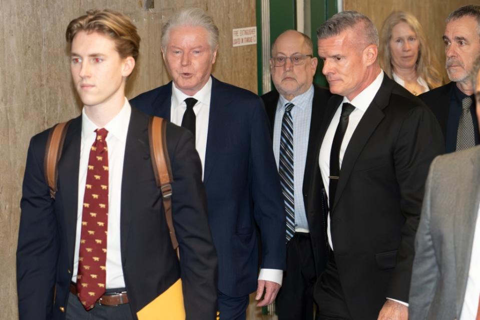 Eagles co-founder Don Henley at Manhattan Supreme Court on Feb. 26, 2024. Steven Hirsch