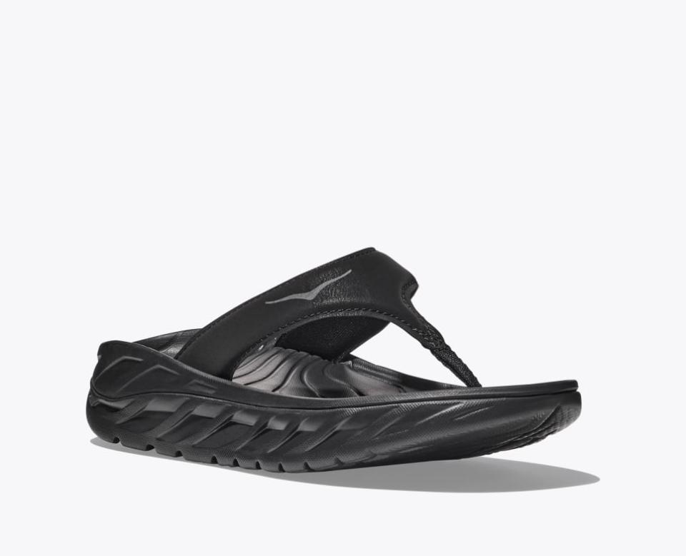 <p><a href="https://go.redirectingat.com?id=74968X1596630&url=https%3A%2F%2Fwww.hoka.com%2Fen%2Fus%2Fwomens-recovery-sandals%2Fora-recovery-flip%2F194715180253.html&sref=https%3A%2F%2Fwww.harpersbazaar.com%2Ffashion%2Ftrends%2Fg44776748%2Fmost-comfortable-flip-flops%2F" rel="nofollow noopener" target="_blank" data-ylk="slk:Shop Now;elm:context_link;itc:0;sec:content-canvas" class="link ">Shop Now</a></p><p>ORA Recovery Flip</p><p>hoka.com</p><p>$60.00</p>