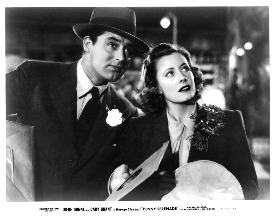 <p>Already an established actor in Hollywood, Grant earned his first Academy Award nomination for his role in <em>Penny Serenade</em>.</p>