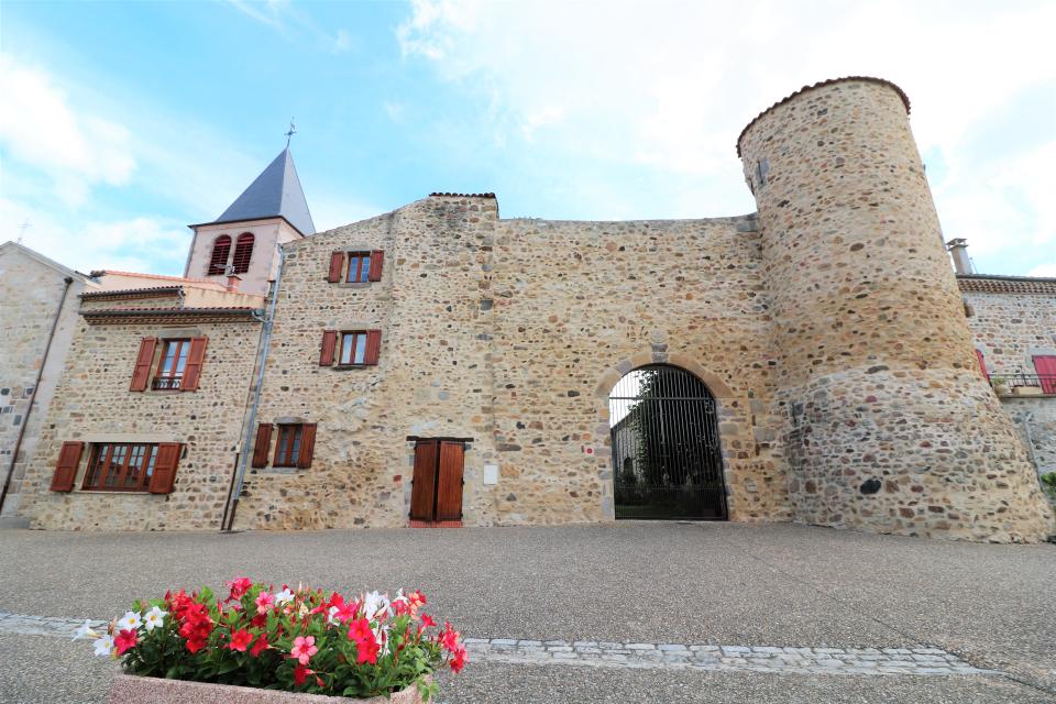 A converted monastery with its own library. 