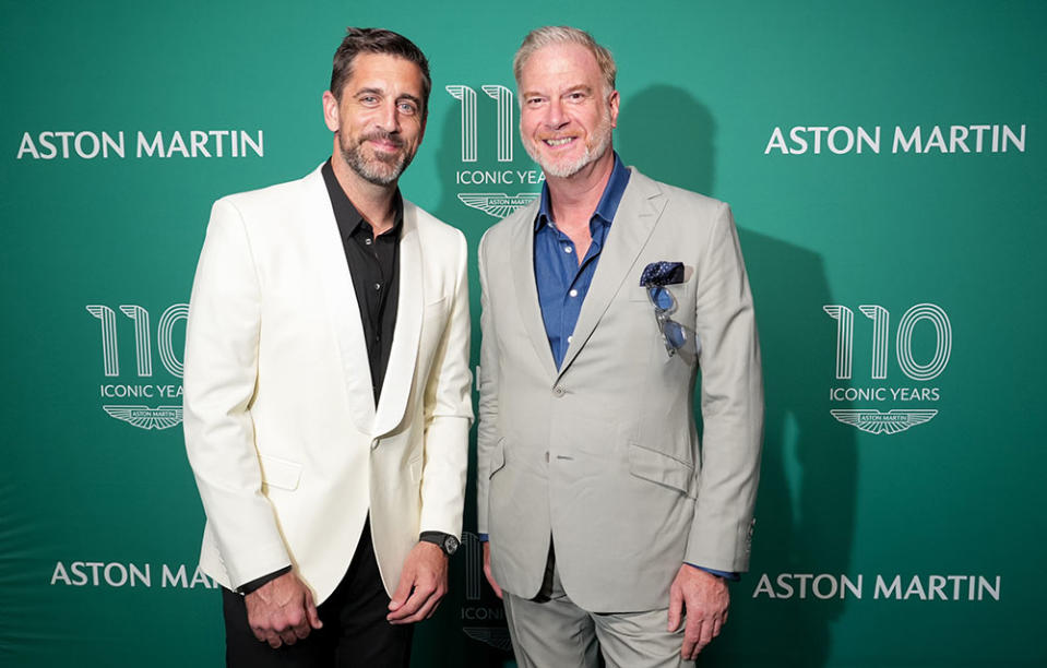 Aaron Rodgers and Marek Reichman