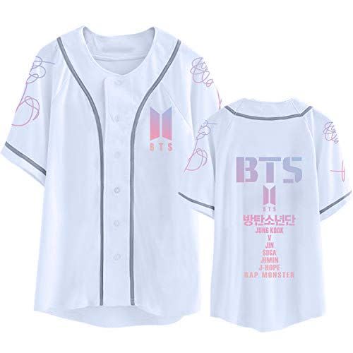 17) BTS Love Yourself Baseball Jersey