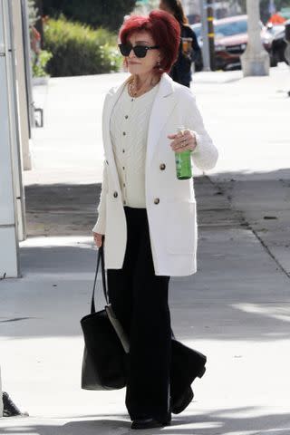 Sharon Osbourne steps out in Los Angeles with her daughter Aimee on Feb. 9