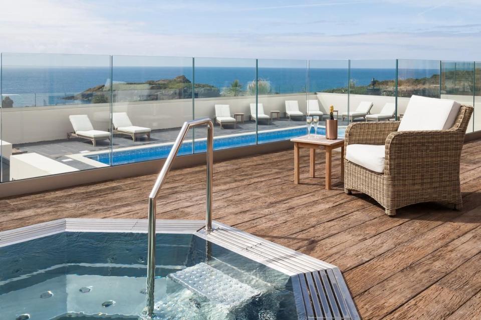 1) Dramatic clifftop views and an eco spa on the Lizard Peninsula