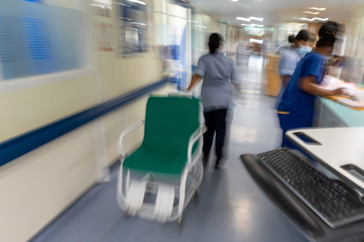 NHS waiting list recovery could take ‘years’, according to a new IFS report (Jeff Moore/PA) (PA Archive)