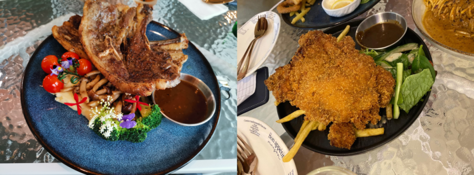 Hidden Garden By The Sea - Grilled Lamb Shoulder and Chicken Maryland