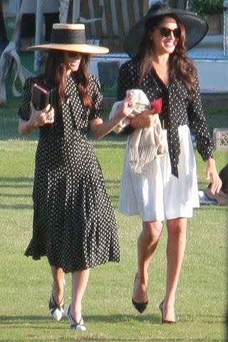 JishPhoto/Shutterstock Abigail Spencer and Meghan Markle at Prince Harry's polo match in Carpenteria, California on May 22, 2022.