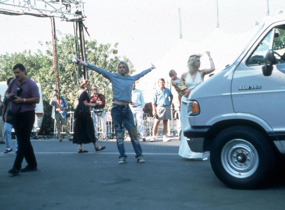 <p>Kurt Cobain photographed in 1990.</p>