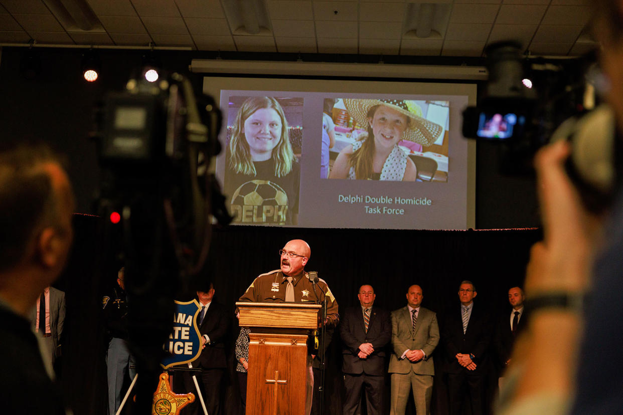 Delphi Indiana Double Homicide Press Conference Jeremy Hogan/SOPA Images/LightRocket via Getty Images