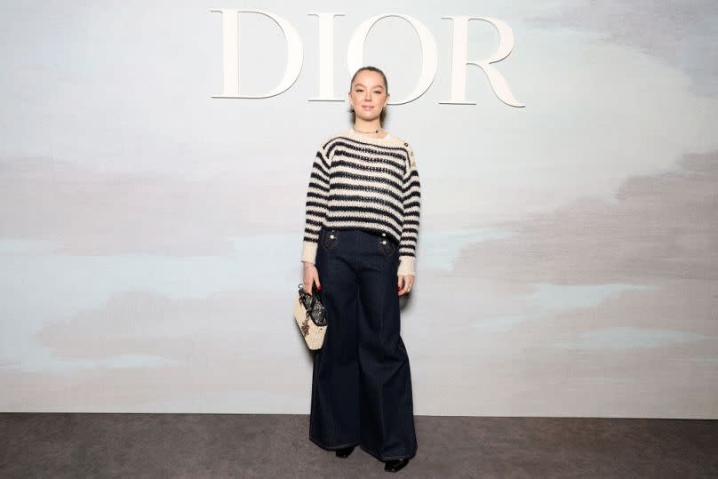 Alexandra von Hannover besucht die Christian Dior Womenswear Frühjahr/Sommer 2023 Show in Paris