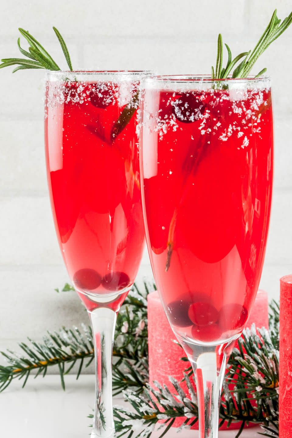 27) Cranberry Cava Cocktail