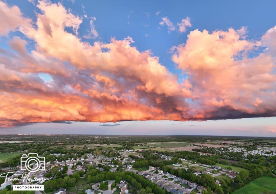 Wichita sunset on April 28, 2024 (Courtesy: Team Newcom)