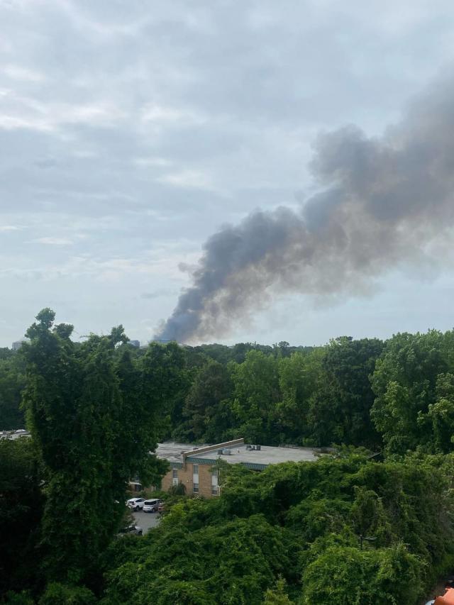 WATCH: Massive fire near SouthPark Mall