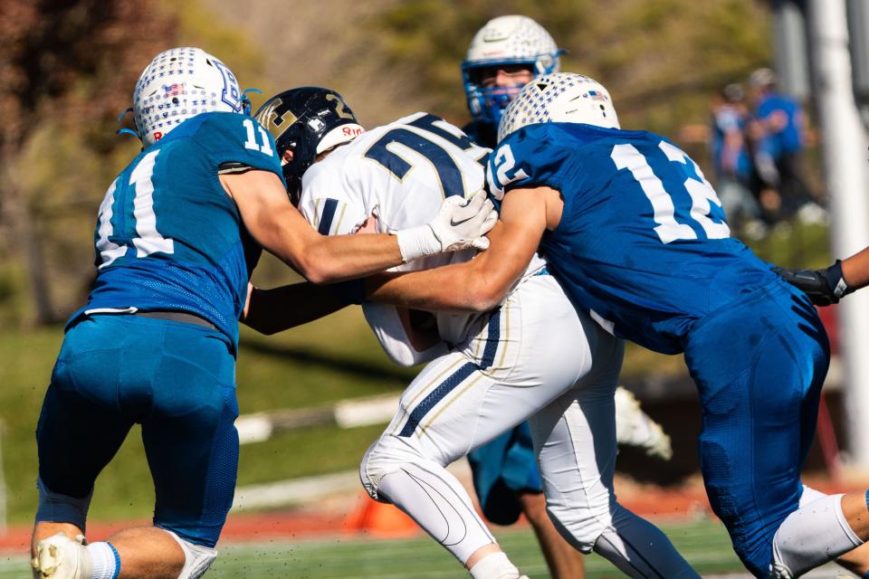 Beaver High School plays Enterprise High School in the 1A football state championship at Southern Utah University in Cedar City on Saturday, Nov. 11, 2023. | Megan Nielsen, Deseret News