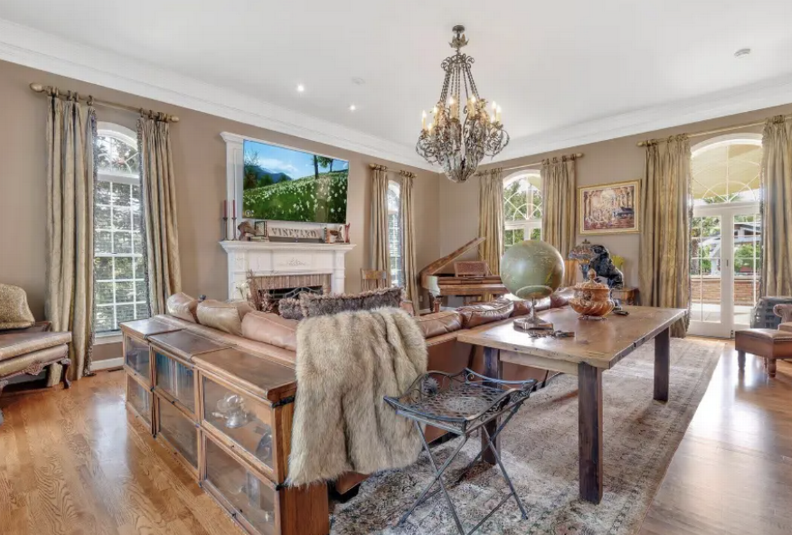 The great room is a central part of the 5,619 square foot home on the market for $1.65 million.