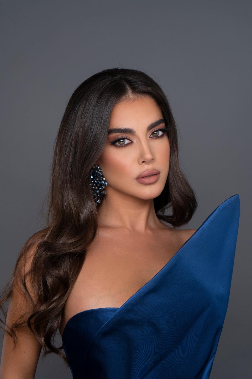 A headshot of Miss Lebanon 2023 Maya Abou El Hosn.