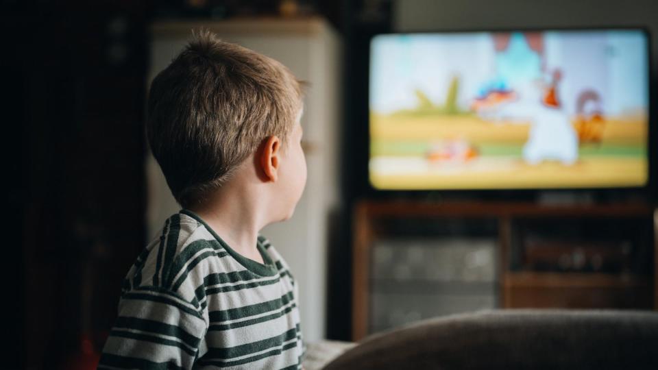 PHOTO: A child watches television.  (STOCK PHOTO/Getty Images)