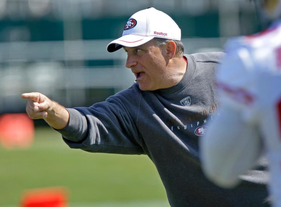 Vic Fangio was defensive coordinator of the 49ers in 2011.