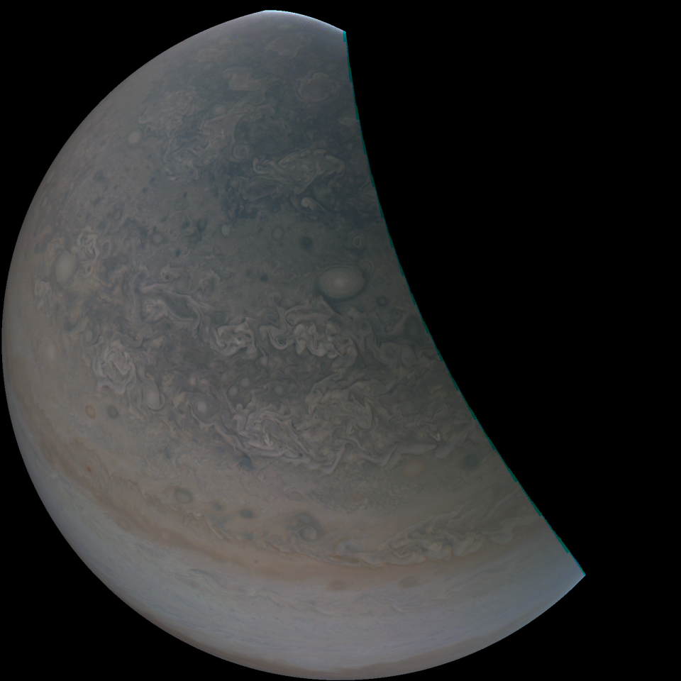 An image of Io taken by Juno on Dec. 30. / Credit: NASA / SwRI / MSSS