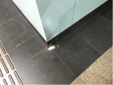 The white substance found at Woodleigh MRT on 18 April 2017 was established to be baking flour. (Photo: Singapore Police Force)