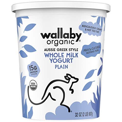 1) Aussie Greek Whole Milk Yogurt