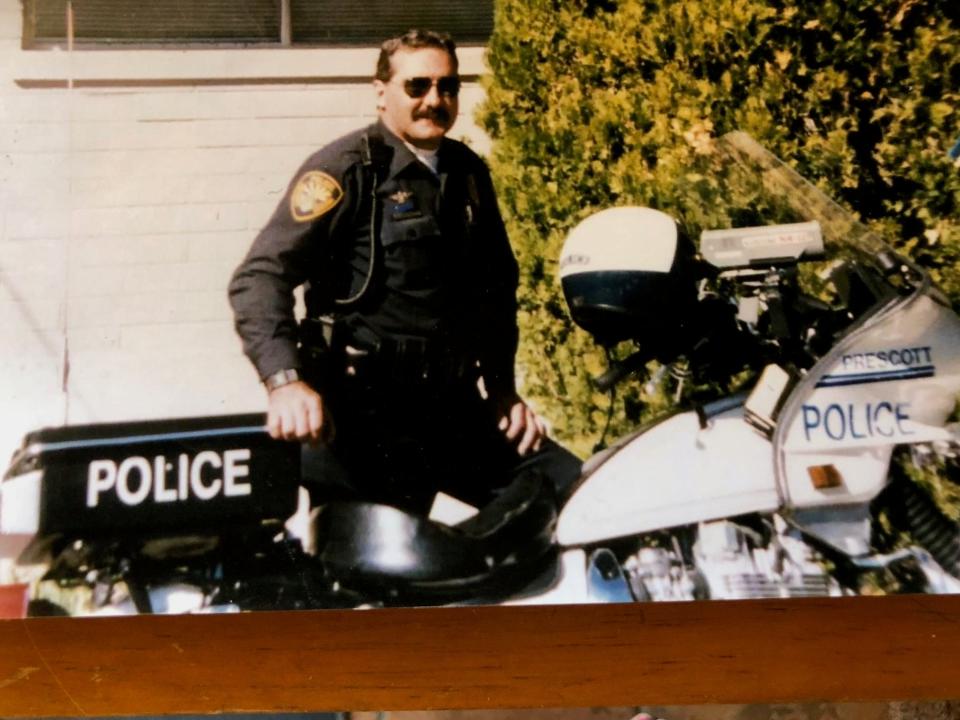 John Hanna, Sr., a former Prescott police officer and Prescott city councilman, in 2009. He died in 2013 of non-Hodgkin’s lymphoma.