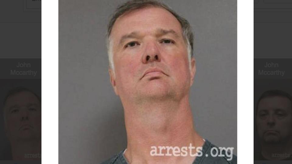 John McCarthy, a music teacher at Goetz Middle School in Jackson for 32 years, who was mistakenly arrested and spent three days in the Ocean County Jail