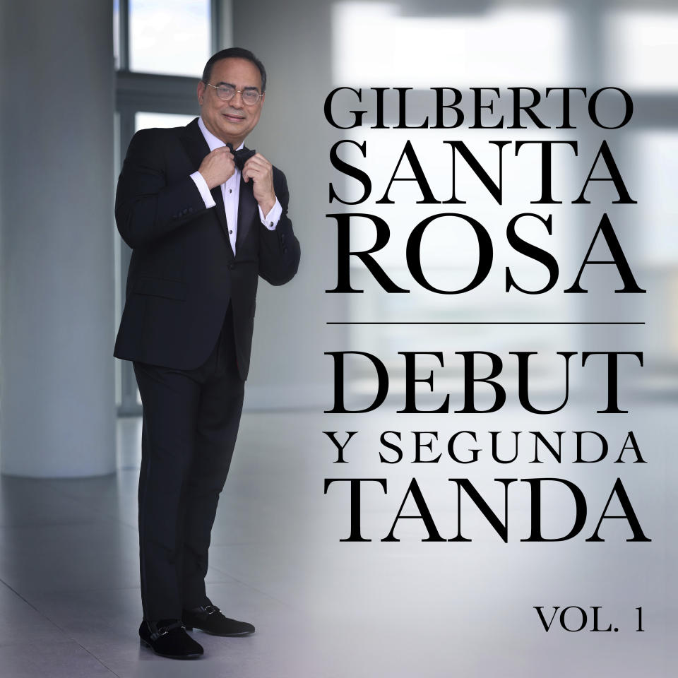 This cover image released by B2B Music shows "Debut y Segunda Tanda, Vol.1" by Gilberto Santa Rosa. (B2B Music via AP)