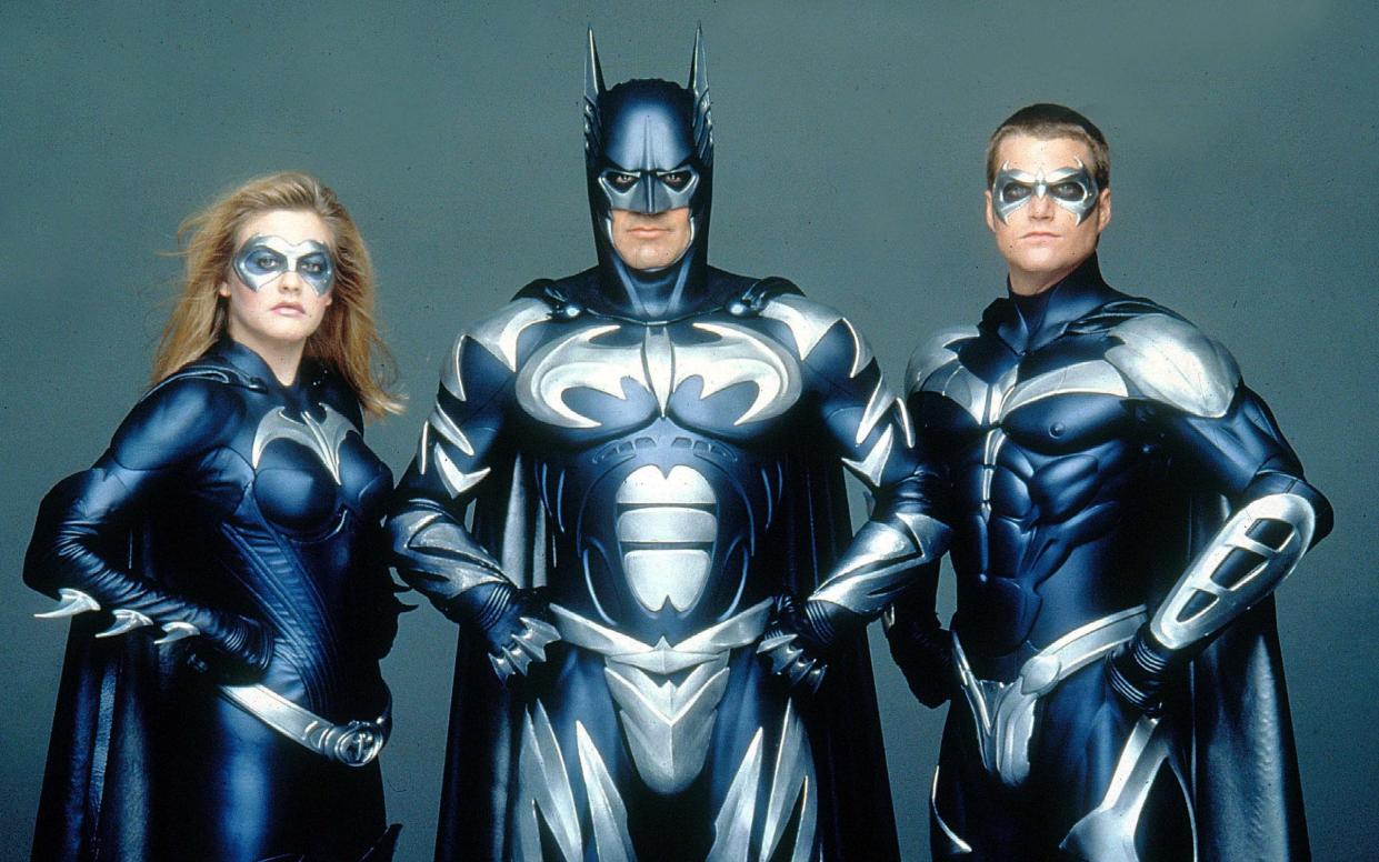 Alicia Silverstone, George Clooney and Chris O'Donnell Batman and Robin, 1997 - Reuters