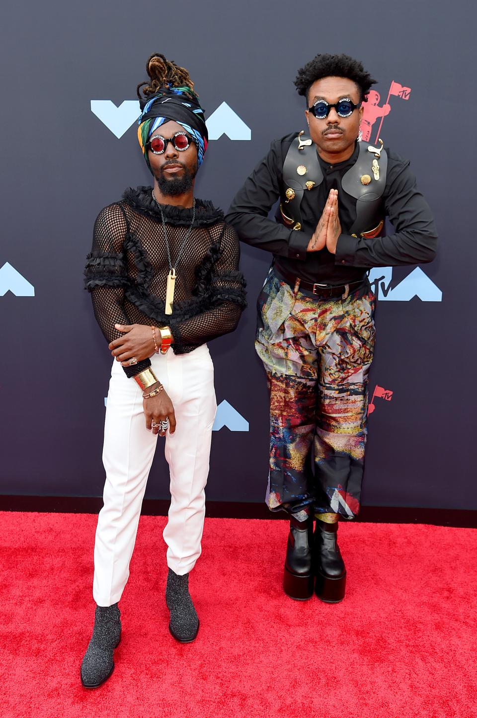 <h1 class="title">Johnny Venus and Doctur Dot of EarthGang</h1><cite class="credit">Photo: Getty Images</cite>