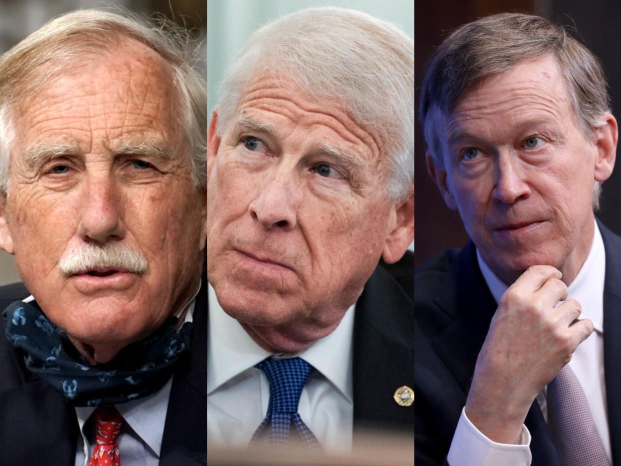 Senator King, Senator Wicker and Senator Hickenlooper.  (Getty Images)
