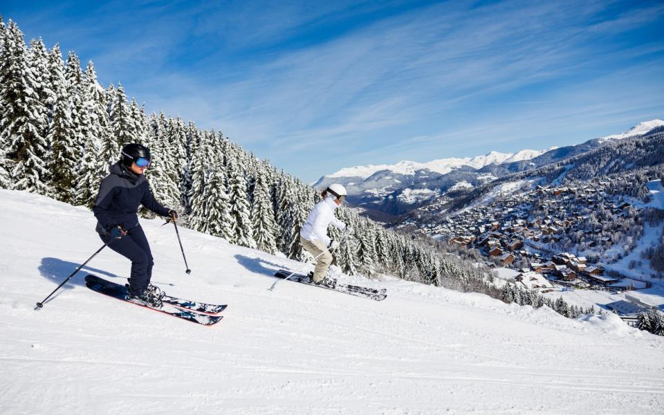 Meribel ski resort France