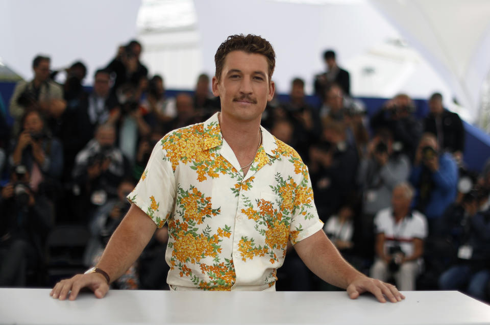 72nd Cannes Film Festival - Photocall for the TV series "Too Old to Die Young: North of Hollywood, West of Hell" Out of Competition - Cannes, France, May 18, 2019. Cast member Miles Teller poses. REUTERS/Eric Gaillard