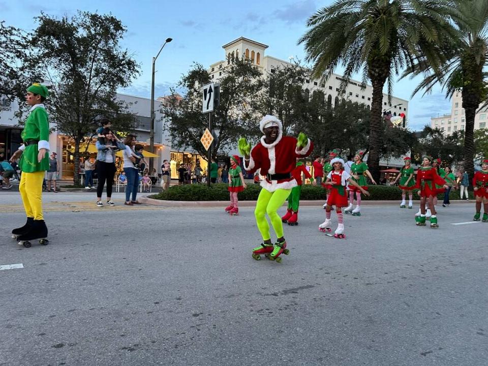 Super Wheels, the Kendall skating center that first opened as Hot Wheels in 1987, participated in the 75th Junior Orange Bowl Parade on Miracle Mile in Coral Gables on Dec. 10, 2023. Super Wheels’ successor, Miami Roller Rink, marched next in line alongside Super Wheels to showcase the friendly changing of wheels.