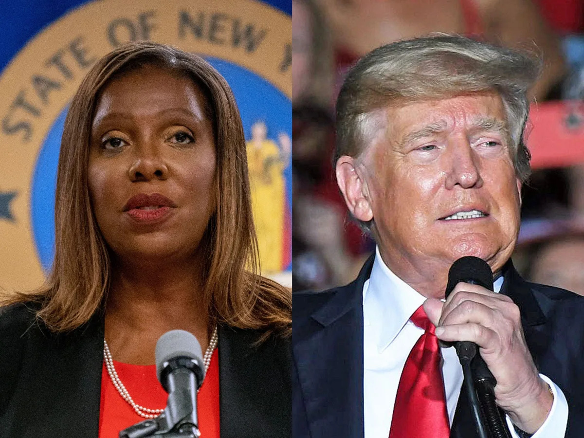 Letitia James' office stressed it has 'substantial' evidence from an investigati..