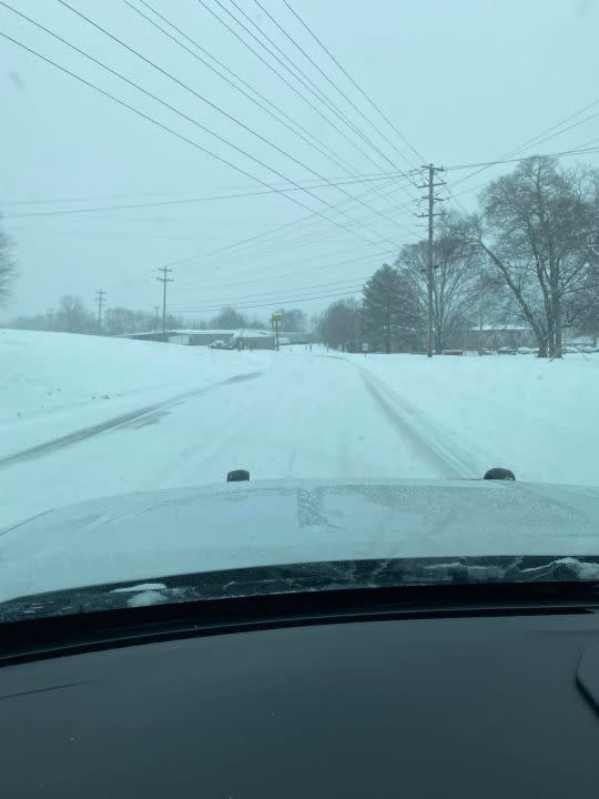 Snow in Smith County (Courtesy: Smith County Sheriff’s Office)