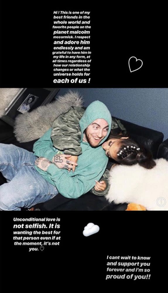 Mac Miller and Ariana Grande