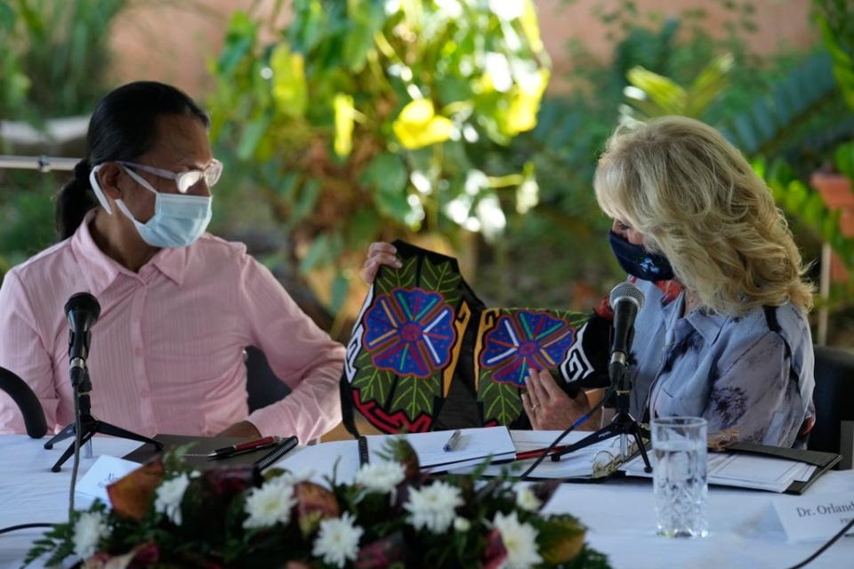 PANAMÁ-JILL BIDEN (AP)