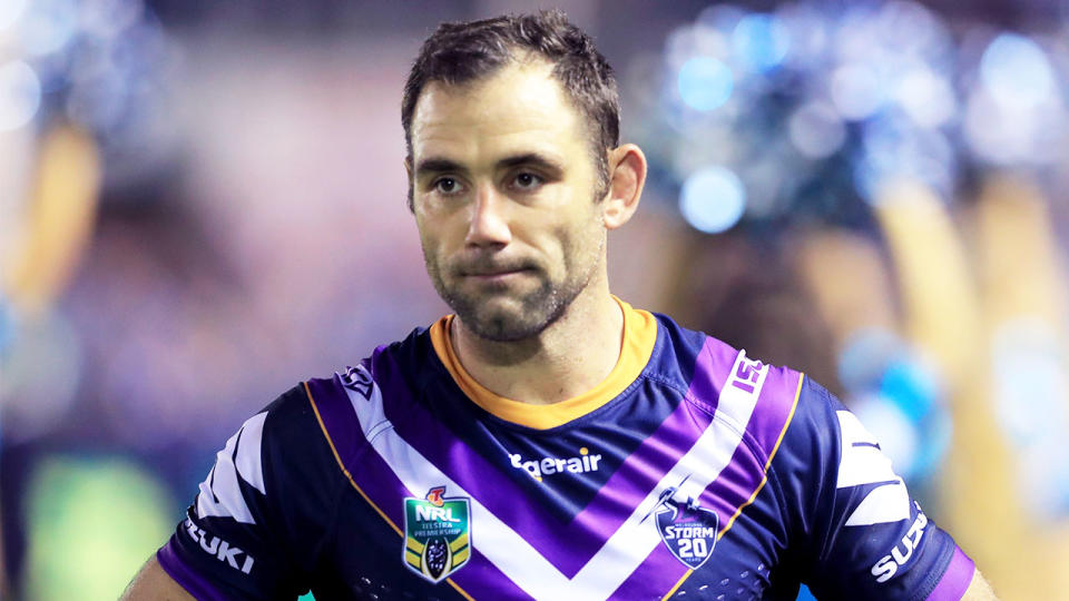 Cameron Smith (pictured) looking disappointed during a game.