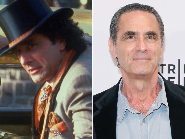 <p>Cinematic / Alamy  ; John Lamparski/WireImage</p> Robin Thomas in 'Halloweentown' in 1998. ; Robin Thomas during 2016 Tribeca Film Festival.