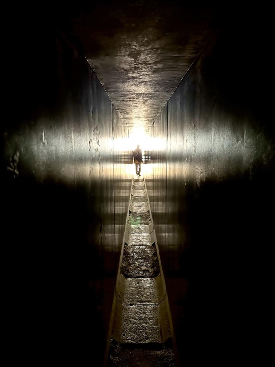 <div class="inline-image__caption"><p>Exiting the Go’o Shrine in Naoshima, Japan.</p></div> <div class="inline-image__credit">Andrew Kirell for The Daily Beast</div>