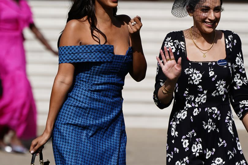 Maya Jama looked incredible at the Sovereign's Creative Industries Garden Party at Buckingham Palace